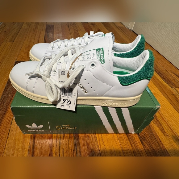 Stan Smith Homer Simpson Adidas Men's 9.5 NWT - Picture 4 of 6